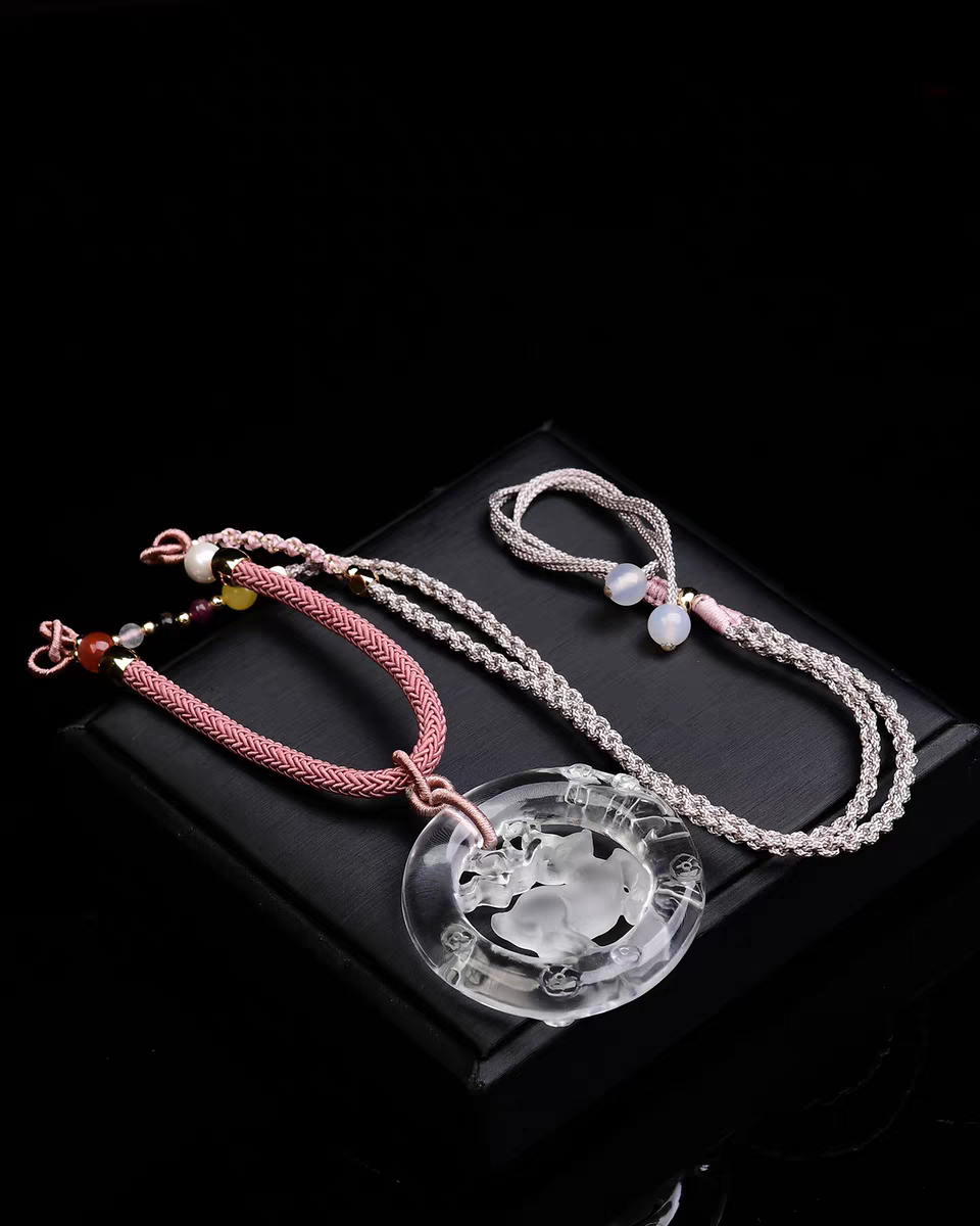 Crystal Pendant handmade cost 5 days