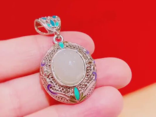 Hetian jade pendant